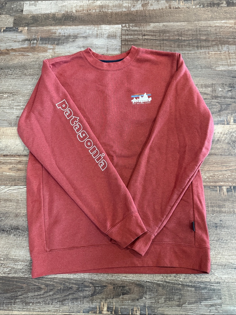 Patagonia Women’s Crewneck Sweater - Rust Red size L